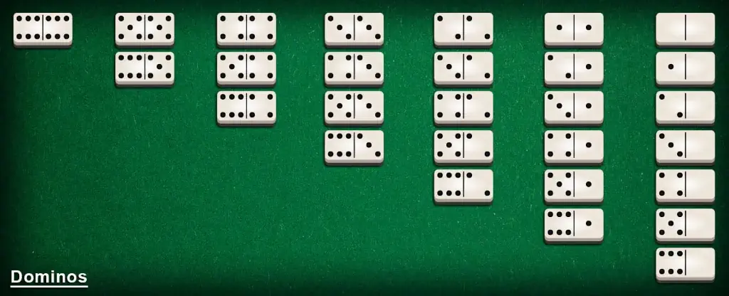 valeur des dominos